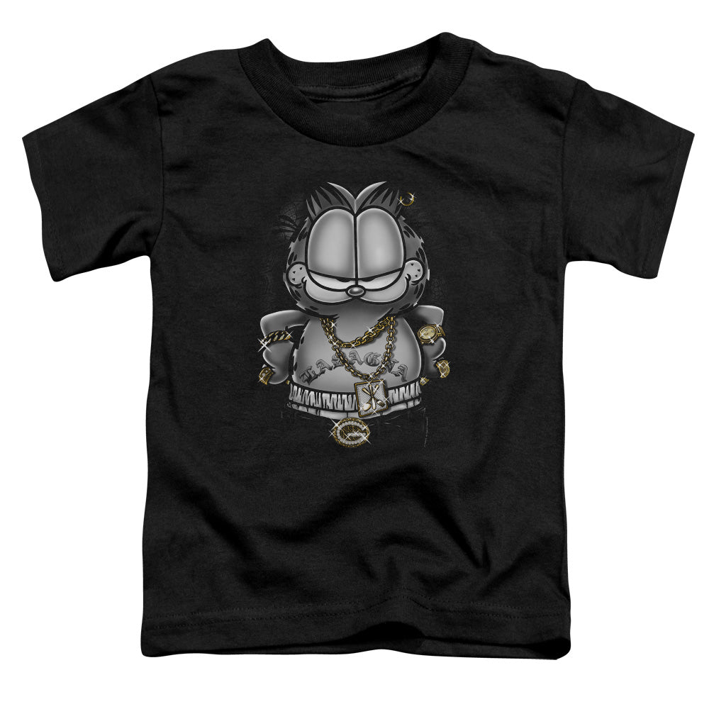 GARFIELD/LASAGNA FOR LIFE - S/S TODDLER TEE - BLACK
