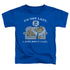 GARFIELD/NOT LAZY - S/S TODDLER TEE - ROYAL BLUE