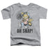 GARFIELD/OH SNAP - S/S TODDLER TEE - ATHLETIC HEATHER