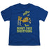GARFIELD/MONEY IS EVERYTHING - S/S YOUTH 18/1 - ROYAL BLUE