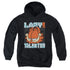 GARFIELD/LAZY BUT TALENTED - YOUTH PULLOVER HOODIE - BLACK