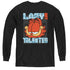 GARFIELD/LAZY BUT TALENTED - YOUTH LONG SLEEVE TEE - BLACK