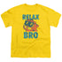 GARFIELD/RELAX BRO - S/S YOUTH 18/1 - YELLOW