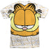 GARFIELD/BIG FACE (FRONT/BACK PRINT) - S/S ADULT POLY CREW - MULTI