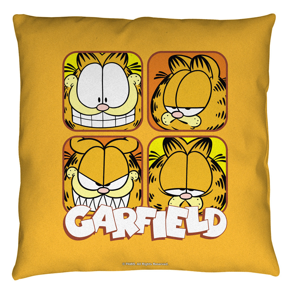 GARFIELD/FACES - THROW PILLOW