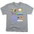 GARFIELD/GIFT SET - S/S YOUTH 18/1 - ATHLETIC HEATHER