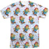 GARFIELD/COOL CAT (FRONT/BACK PRINT) - S/S ADULT POLY CREW - MULTI