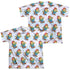 GARFIELD/COOL CAT (FRONT/BACK PRINT) - S/S YOUTH POLY CREW - MULTI