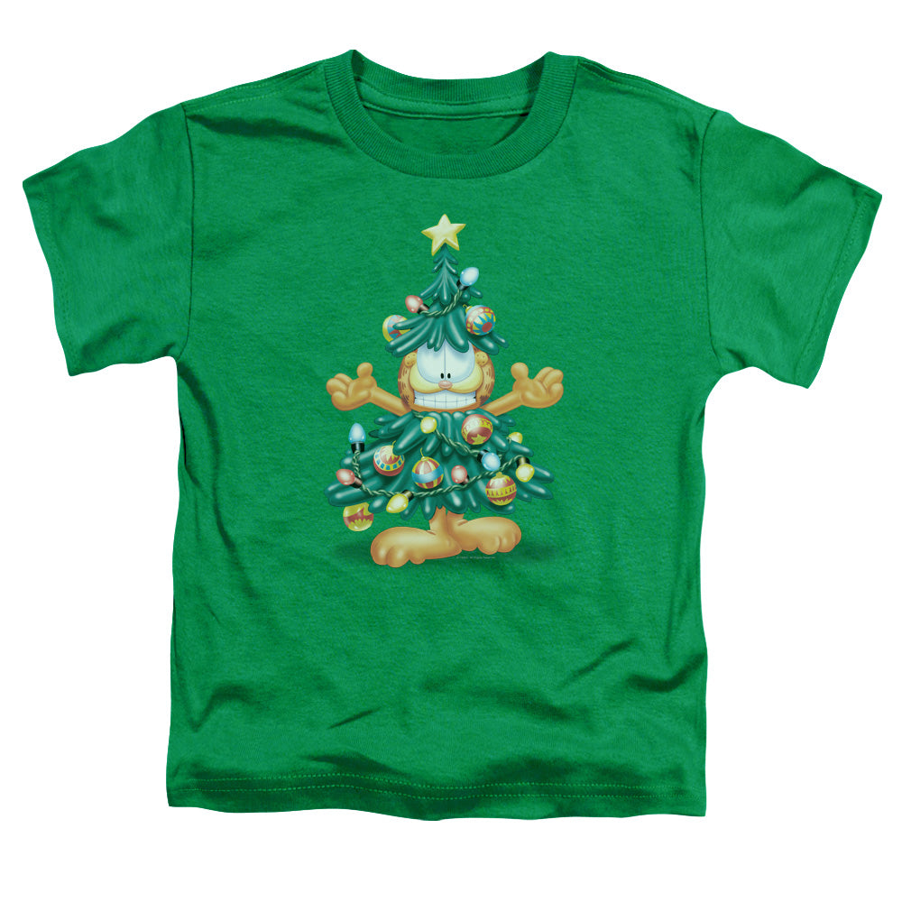 GARFIELD/TREE - S/S TODDLER TEE - KELLY GREEN