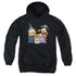 GARFIELD/GRAB BAGS - YOUTH PULLOVER HOODIE - BLACK