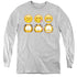 GARFIELD/EMOJIS - YOUTH LONG SLEEVE TEE - ATHLETIC HEATHER