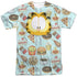 GARFIELD/CAT FOOD (FRONT/BACK PRINT) - S/S ADULT POLY CREW - MULTI