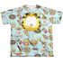 GARFIELD/CAT FOOD (FRONT/BACK PRINT) - S/S YOUTH POLY CREW - MULTI