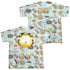 GARFIELD/CAT FOOD (FRONT/BACK PRINT) - S/S YOUTH POLY CREW - MULTI