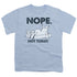 GARFIELD/NOPE - S/S YOUTH 18/1 - LIGHT BLUE