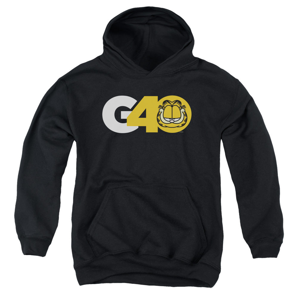 GARFIELD/G40 - YOUTH PULLOVER HOODIE - BLACK