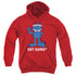 GARFIELD/GOT GAINS - YOUTH PULLOVER HOODIE - RED