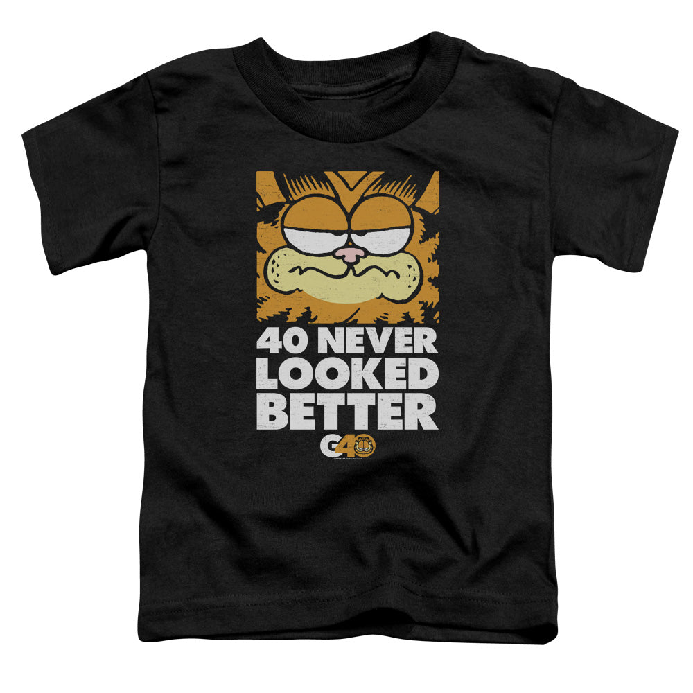 GARFIELD/40 LOOKS - S/S TODDLER TEE - BLACK