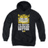 GARFIELD/40 LOOKS - YOUTH PULLOVER HOODIE - BLACK