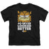 GARFIELD/40 LOOKS - S/S YOUTH 18/1 - BLACK