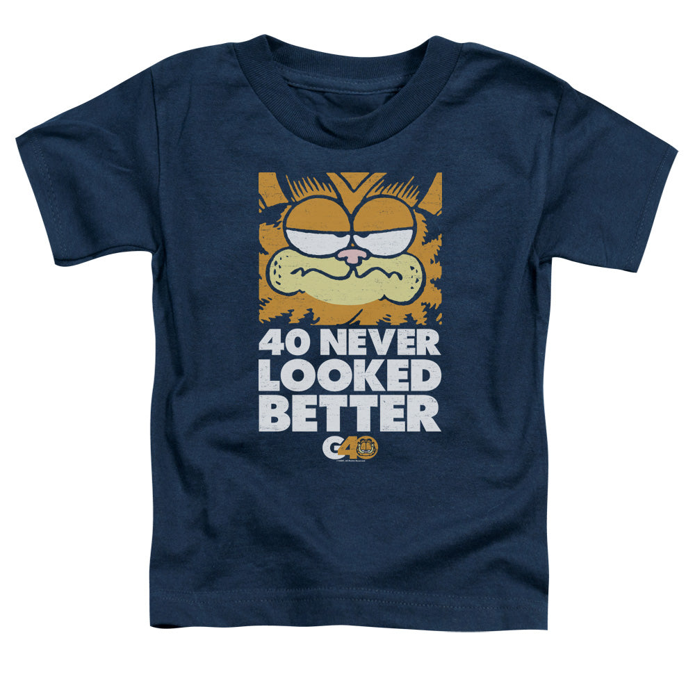 GARFIELD/40 LOOKS - S/S TODDLER TEE - NAVY