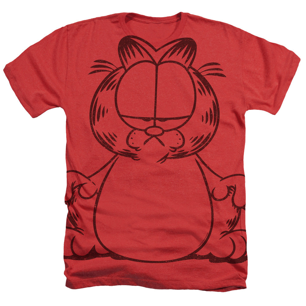 GARFIELD/FAT CAT - ADULT HEATHER - RED