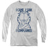 GARFIELD/I COMPLAINED - YOUTH LONG SLEEVE TEE - ATHLETIC HEATHER