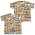 GARFIELD/COLLAGE (FRONT/BACK PRINT) - S/S YOUTH POLY CREW - MULTI