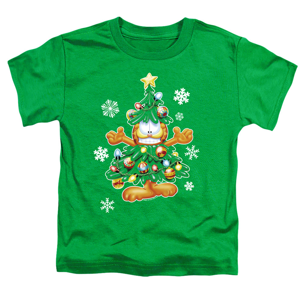 GARFIELD/TREE - S/S TODDLER TEE - KELLY GREEN