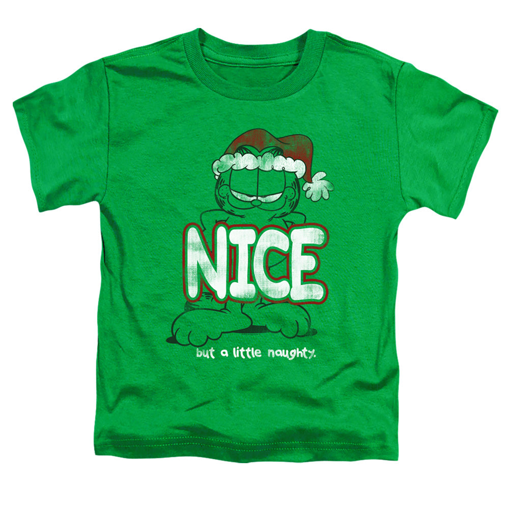 GARFIELD/A LITTLE NAUGHTY - S/S TODDLER TEE - KELLY GREEN