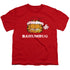 GARFIELD/BAHUMBUG - S/S YOUTH 18/1 - RED