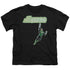 GREEN LANTERN/ENERGY CONSTRUCT LOGO - S/S YOUTH 18/1 - BLACK