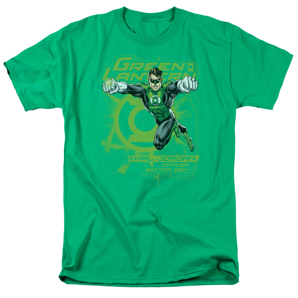 GREEN LANTERN/SECTOR 2814 - S/S ADULT 18/1 - KELLY GREEN