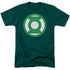 GREEN LANTERN/LANTERN LOGO - S/S ADULT 18/1 - HUNTER GREEN