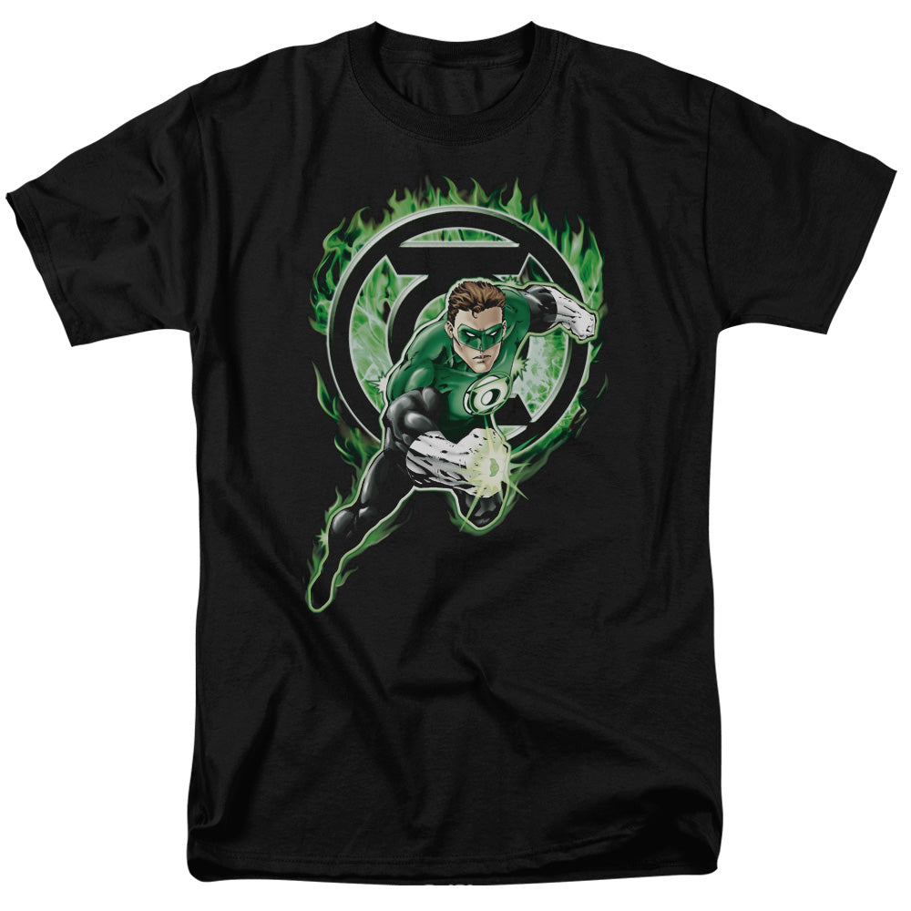 GREEN LANTERN/SPACE COP - S/S ADULT 18/1 - BLACK