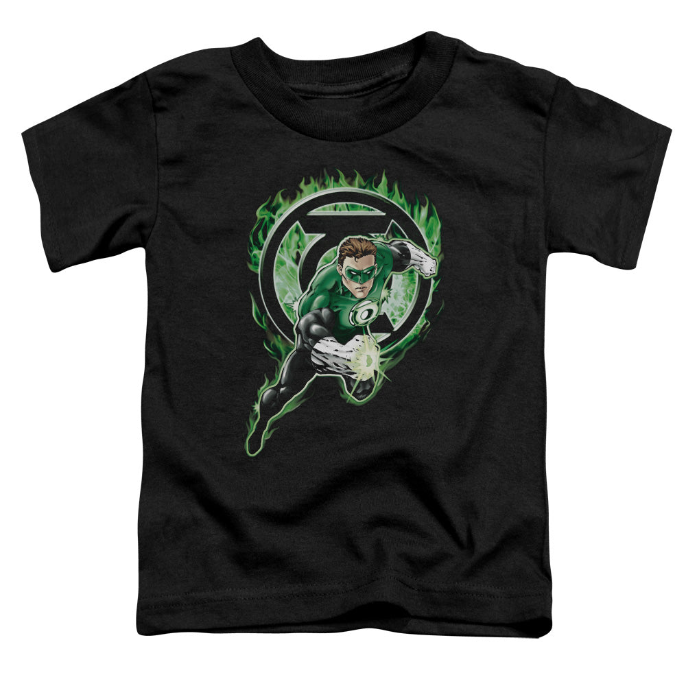GREEN LANTERN/SPACE COP - S/S TODDLER TEE - BLACK