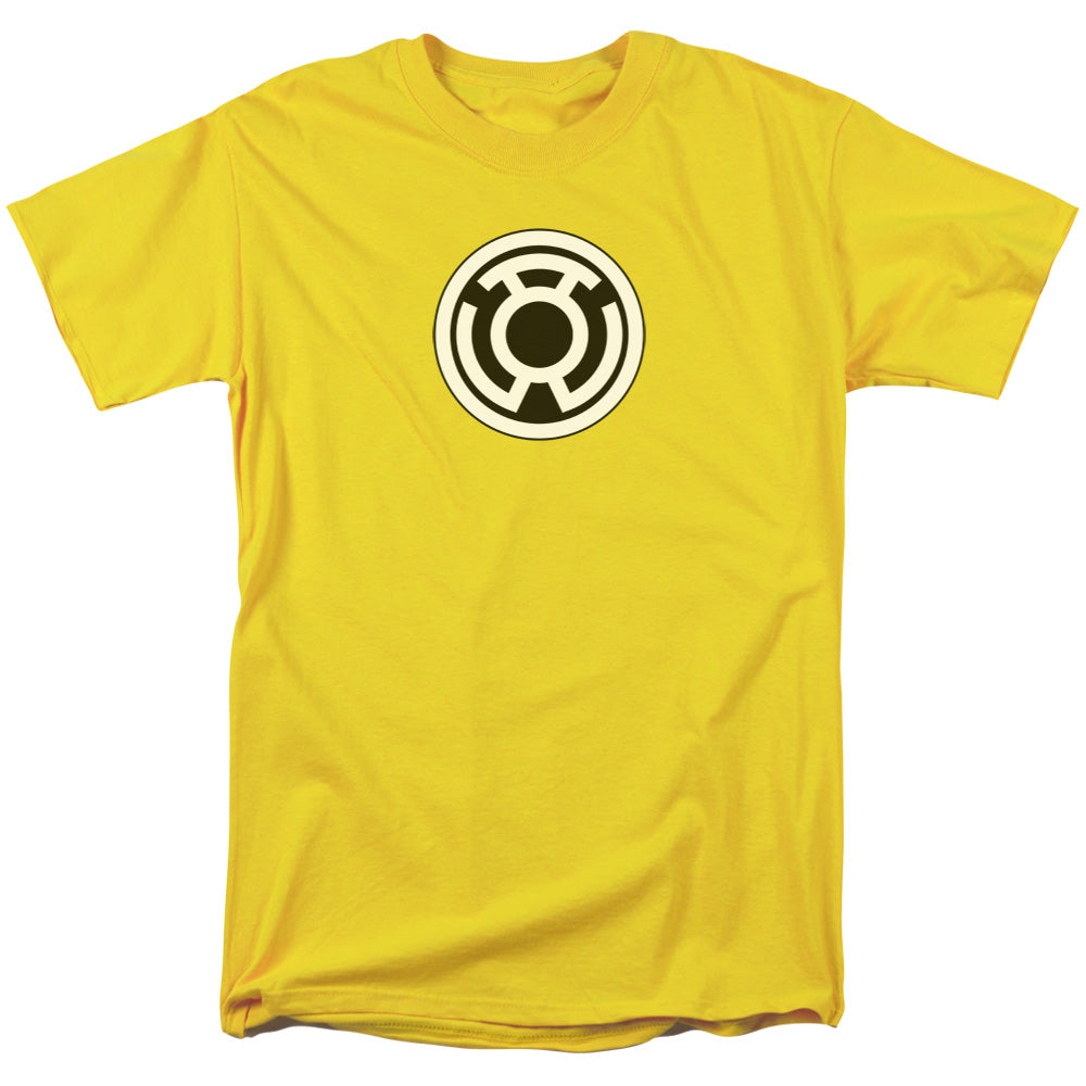 GREEN LANTERN/SINESTRO CORPS LOGO - S/S ADULT 18/1 - YELLOW