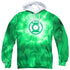 GREEN LANTERN/GREEN ENERGY (FRONT/BACK PRINT) - ADULT POLY PULLOVER HOODIE - MULTI