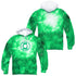 GREEN LANTERN/GREEN ENERGY (FRONT/BACK PRINT) - ADULT POLY PULLOVER HOODIE - MULTI