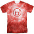 GREEN LANTERN/RED ENERGY (FRONT/BACK PRINT) -  S/S ADULT POLY CREW - MULTI