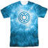 GREEN LANTERN/BLUE ENERGY (FRONT/BACK PRINT) -  S/S ADULT POLY CREW - MULTI
