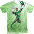 GREEN LANTERN/DYNAMIC (FRONT/BACK PRINT) -  S/S ADULT POLY CREW - MULTI