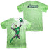 GREEN LANTERN/DYNAMIC (FRONT/BACK PRINT) -  S/S ADULT POLY CREW - MULTI