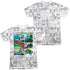 GREEN LANTERN/SECTOR PROTECTO (FRONT/BACK PRINT) -  S/S ADULT POLY CREW - MULTI