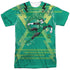 GREEN LANTERN/WEILD THE LOGO (FRONT/BACK PRINT) -  S/S ADULT POLY CREW - MULTI