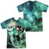 GREEN LANTERN/GALACTIC HAL (FRONT/BACK PRINT) - S/S ADULT POLY CREW - MULTI