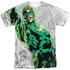 GREEN LANTERN/LIGHT EM UP (FRONT/BACK PRINT) - S/S ADULT POLY CREW - MULTI