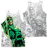 GREEN LANTERN/LIGHT EM UP (FRONT/BACK PRINT) - ADULT POLY TANK TOP - MULTI