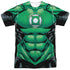 GREEN LANTERN/UNIFORM (FRONT/BACK PRINT) - S/S ADULT POLY CREW - MULTI