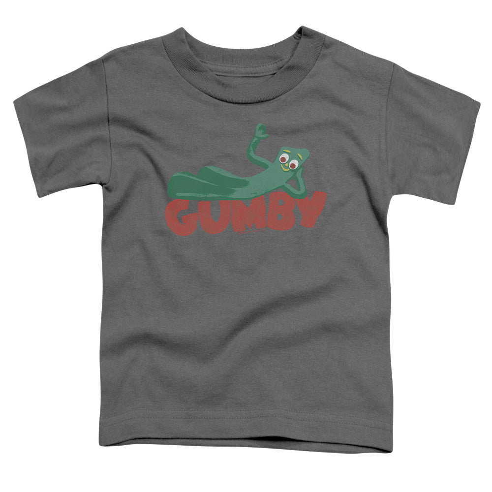 GUMBY/ON LOGO - S/S TODDLER TEE - CHARCOAL